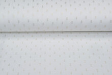 Baumwoll Musselin bedruckt bedrukt Foil Rectangle ecru-gold