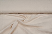 Baumwoll Musselin bedruckt bedrukt Dobby beige