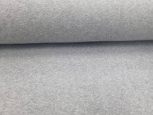 Feincord Jersey grau meliert