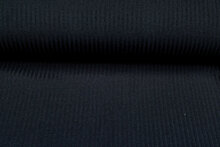 Strickstoff gro&szlig;e Rippe schwarz