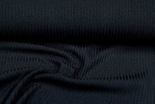 Strickstoff gro&szlig;e Rippe schwarz