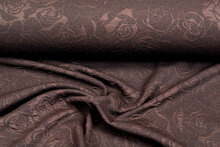 Strickstoff roses 3 braun