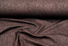 Strickstoff roses braun