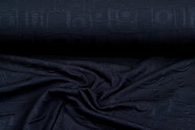 Strickstoff retro stripes schwarz