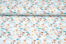 Baumwolljersey digital bedruckt bedrukt lovely goos mint
