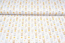 Baumwolljersey digital bedruckt bedrukt little sweet rabbit