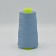 Overlockgarn metalblau