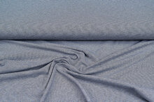 Baumwolljersey stripes grau-blau