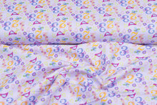 Flanellstoff numbers hellflieder