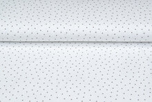 Baumwolljersey bedruckt mini hearts ecru - sand