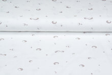 Baumwolljersey bedruckt mini hedgehog ecru - sand