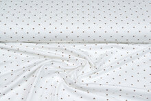 Baumwolljersey bedruckt stars ecru - sand