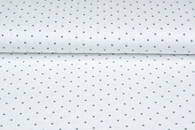 Baumwolljersey bedruckt stars ecru - altgr&uuml;n