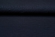 Strickstoff Jacquard little leaves schwarz