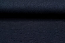 Strickstoff Jacquard retro twill schwarz