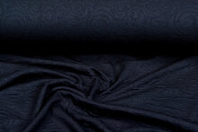 Strickstoff Jacquard retro twill schwarz