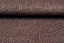 Strickstoff Jacquard retro stripes braun