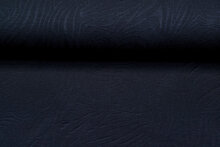 Strickstoff Jacquard retro stripes dunkelblau