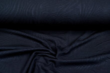 Strickstoff Jacquard retro stripes dunkelblau
