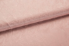 Futterstoff Jacquard Paisley VO50 lachsrosa