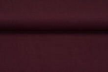 Baumwolljersey uni bordeaux