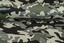 Knitted Camouflage Denim grau-gr&uuml;n