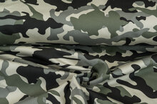 Knitted Camouflage Denim grau-gr&uuml;n