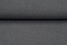 Ottoman Ripp Jersey dunkelgrau melange