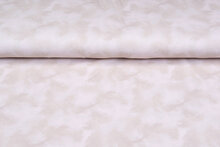 Baumwolljersey digital bedruckt melange sand-beige