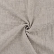 Baumwoll Musselin melange sand