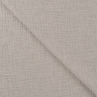 Baumwoll Musselin melange sand