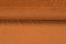 Feincord Jersey rostbraun