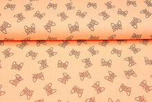 French terry bedruckt game controller neon orange