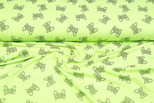 French terry bedruckt game controller neon lime