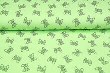 French terry bedruckt game controller neon gr&uuml;n