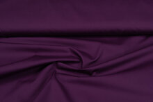 Baumwolle Popeline uni aubergine