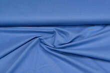 Baumwolle Popeline uni melange jeansblau