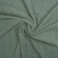 Embroidery Bestickter Baumwoll mint