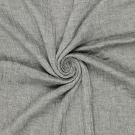 Baumwoll Musselin melange chambray anthrazit