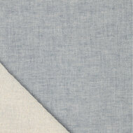 Baumwoll Musselin melange chambray jeans blau