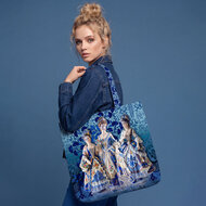 Taschenpanel Canvas Delft Blue Elegance