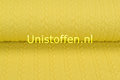 Strickstoff mit Zopfmuster Hellgelb