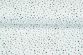 Baumwoll Musselin bedruckt Dots grün