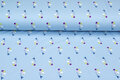 Baumwolljersey bedruckt apple glitzer hellblau