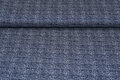 Baumwoll Popeline Bedruckt stripes dunkelblau