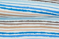 Baumwoll Musselin bedruckt big stripes blau
