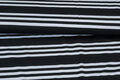 Baumwolljersey bedruckt 3-stripes schwarz-grau