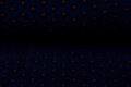 Boiled wool fluffy small dots blau-braun