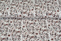 Baumwolljersey bedruckt digital dark twigs