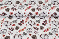 Baumwolljersey bedruckt digital cotton twigs